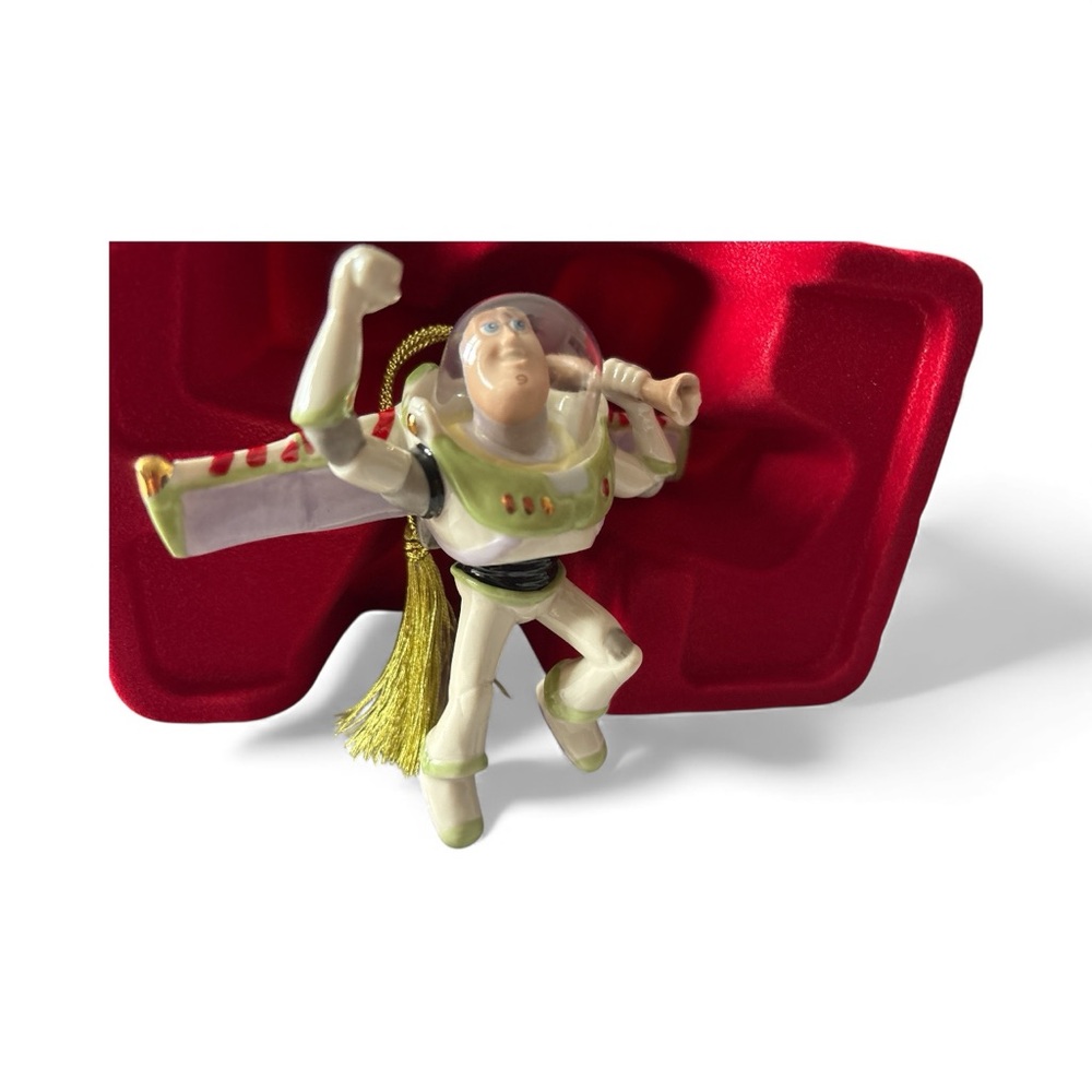 Lenox Buzz Lightyear Ornament with Red and Gold Accents
